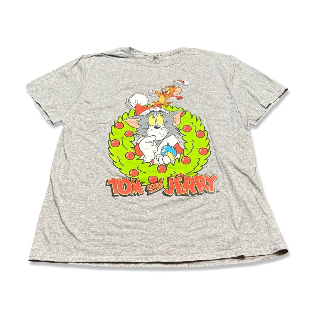 Tom and Jerry Gray T-Shirt